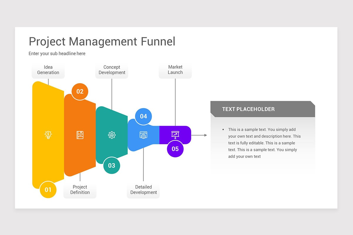 Project Funnel Powerpoint Template