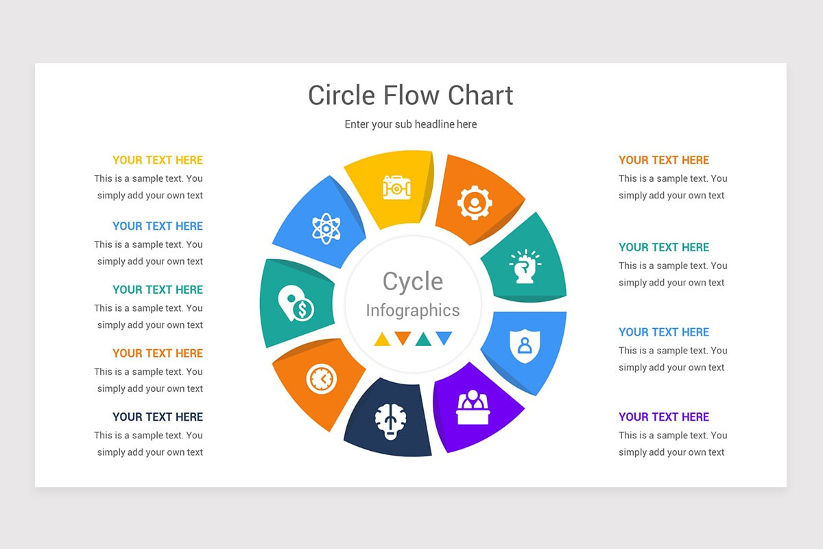 Circle Flow Chart Template
