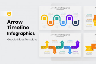 Arrow Timeline Google Slides Template