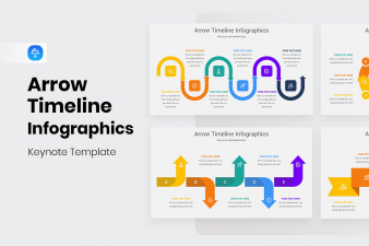 Arrow Timeline Keynote Template