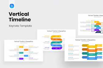 Vertical Timeline Keynote Template