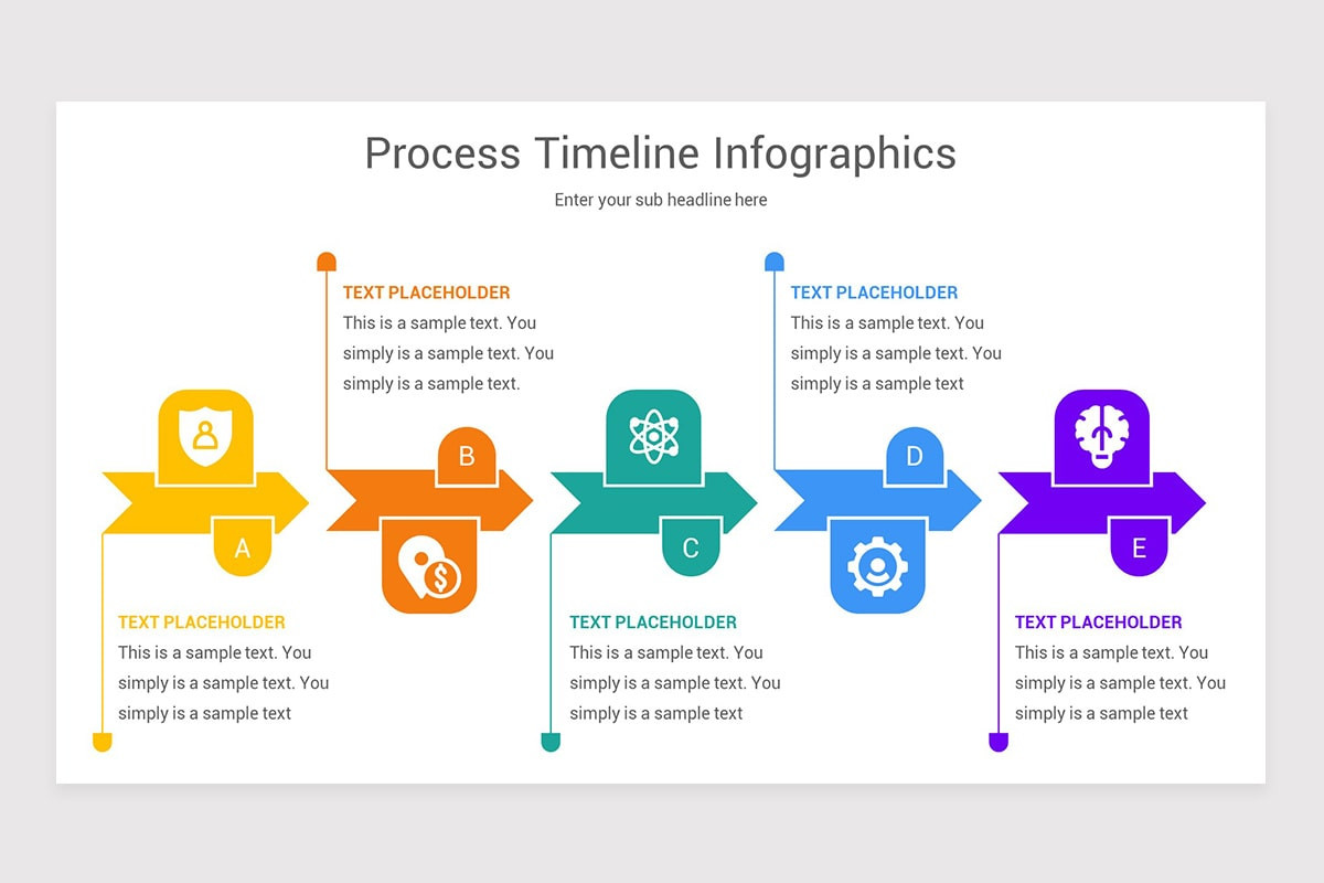 Process Timeline Google Slides Template | Nulivo Market