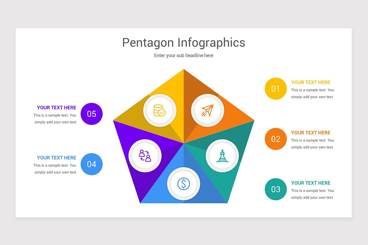 Pentagon Infographics Google Slides Template