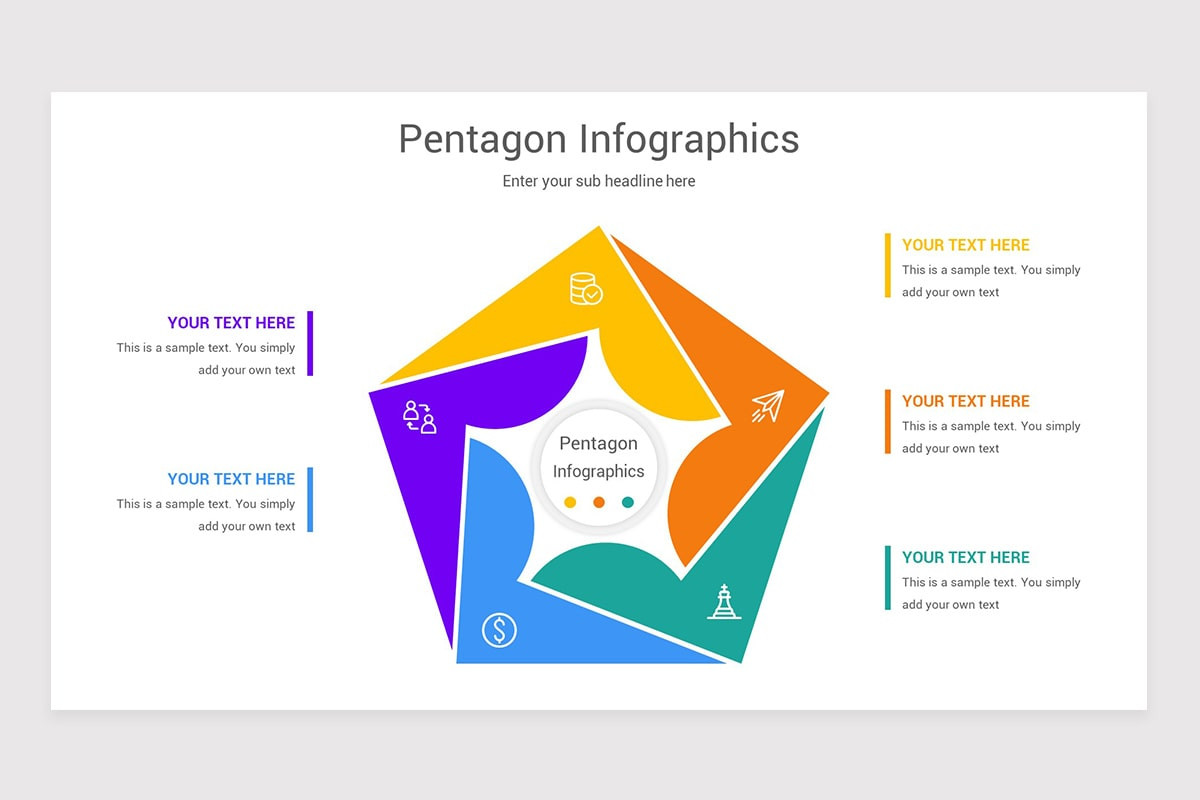 Pentagon Infographics Keynote Template