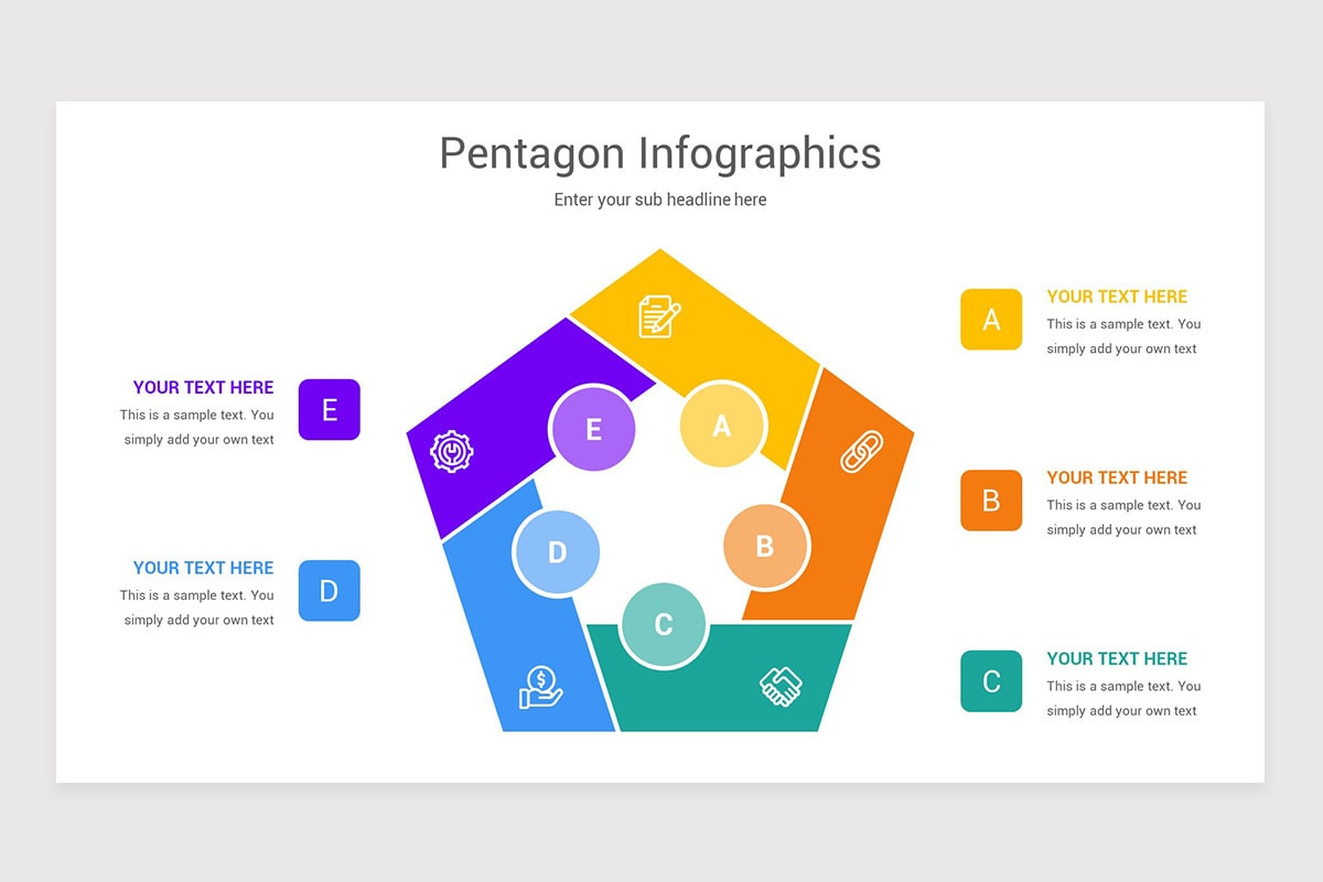 Pentagon Infographics Keynote Template