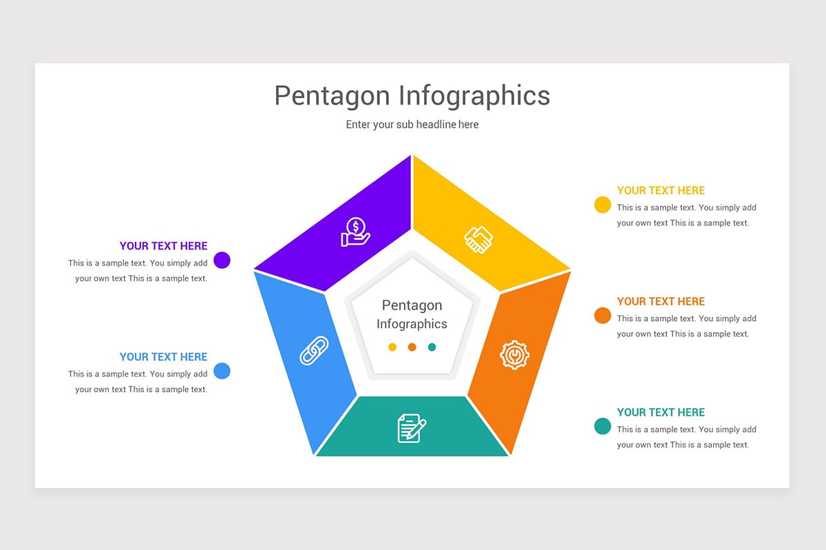 Pentagon Infographics Keynote Template