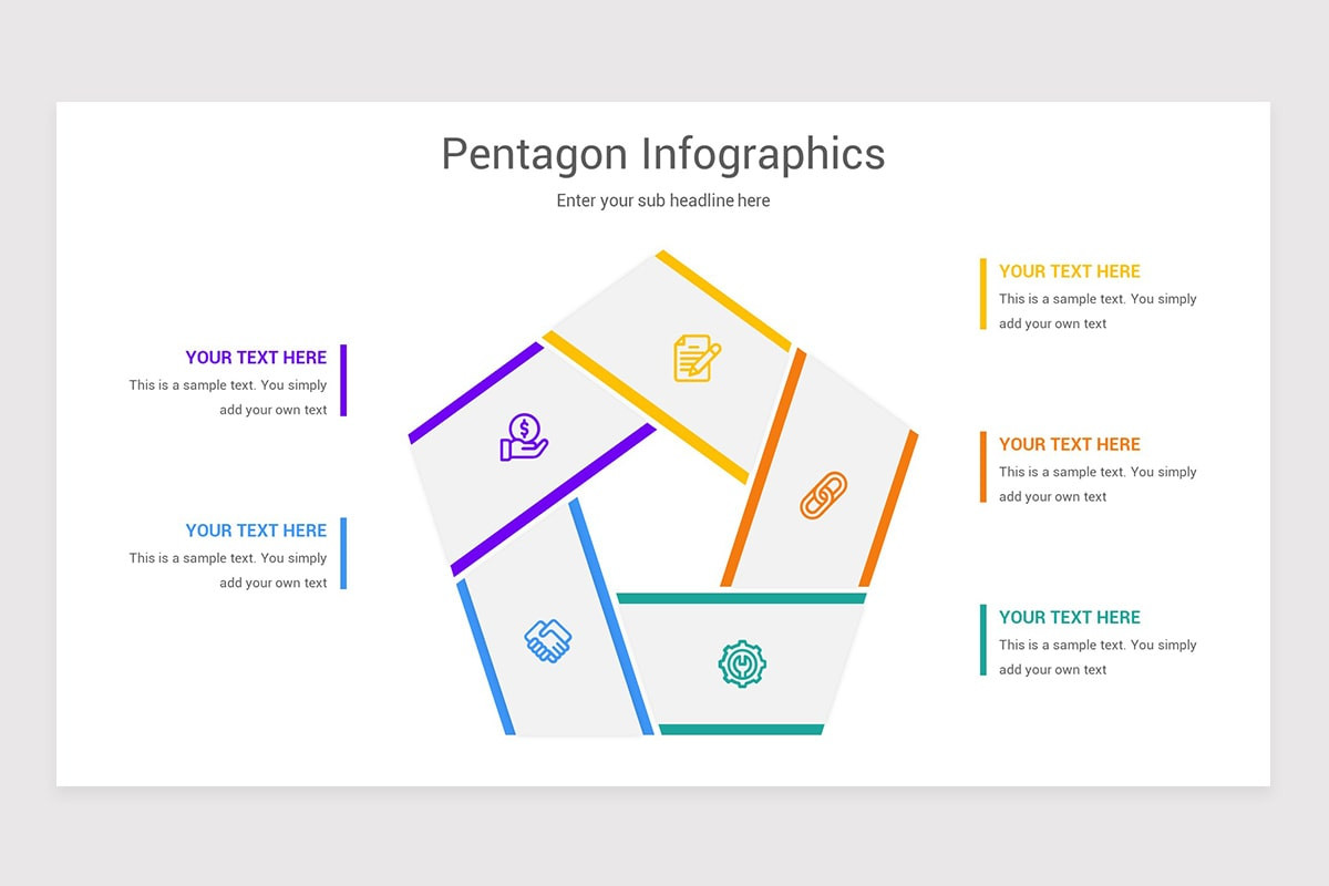 Pentagon Infographics Keynote Template