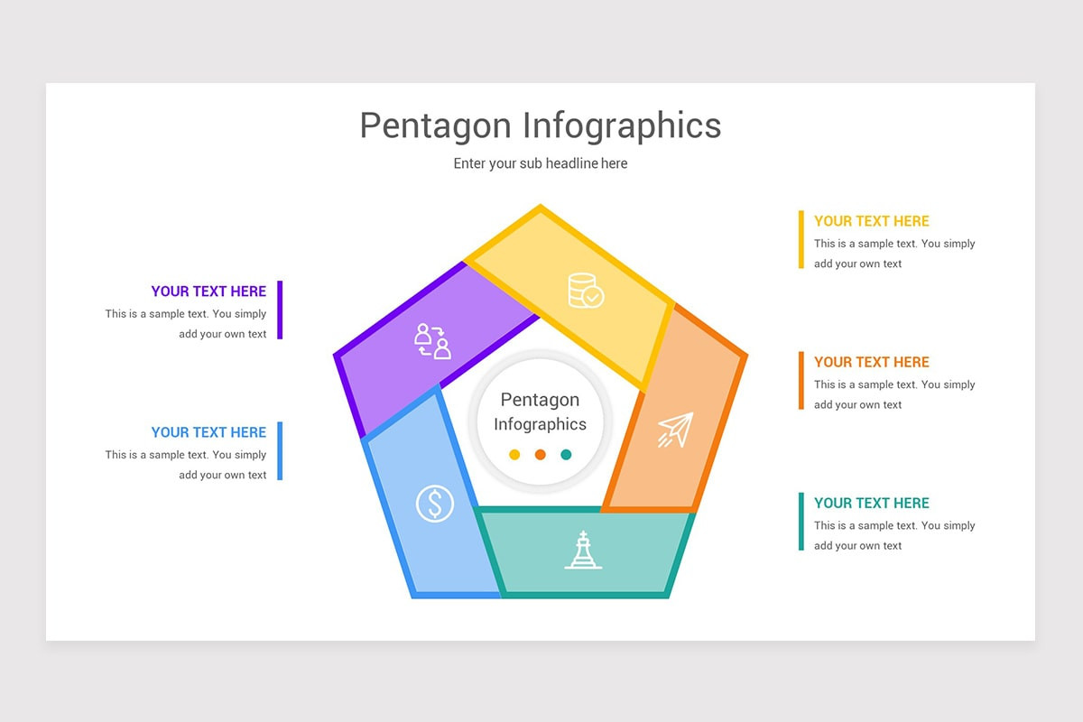 Pentagon Infographics Keynote Template