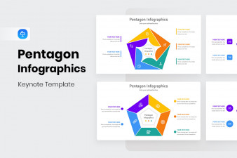 Pentagon Infographics Keynote Template