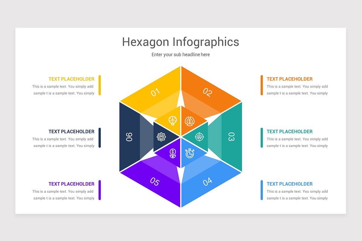 Hexagon Infographics Google Slides Template | Nulivo Market