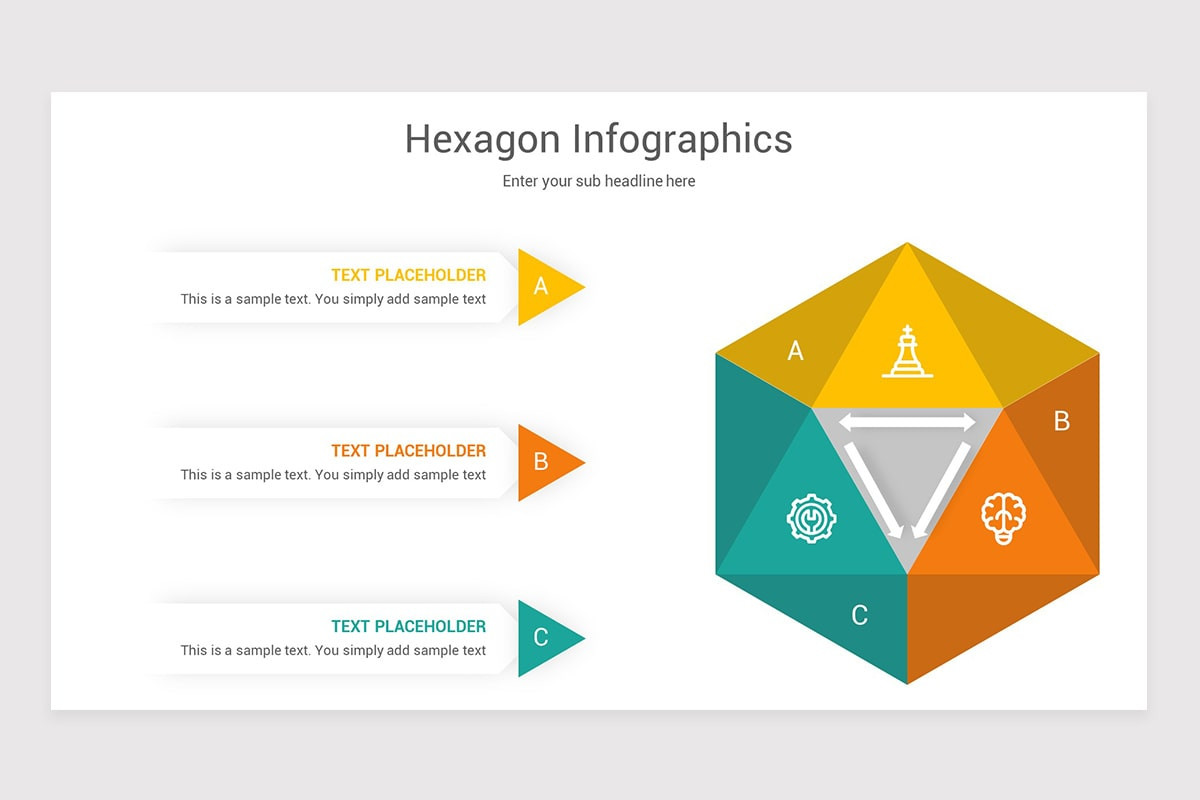 Hexagon Infographics Google Slides Template | Nulivo Market