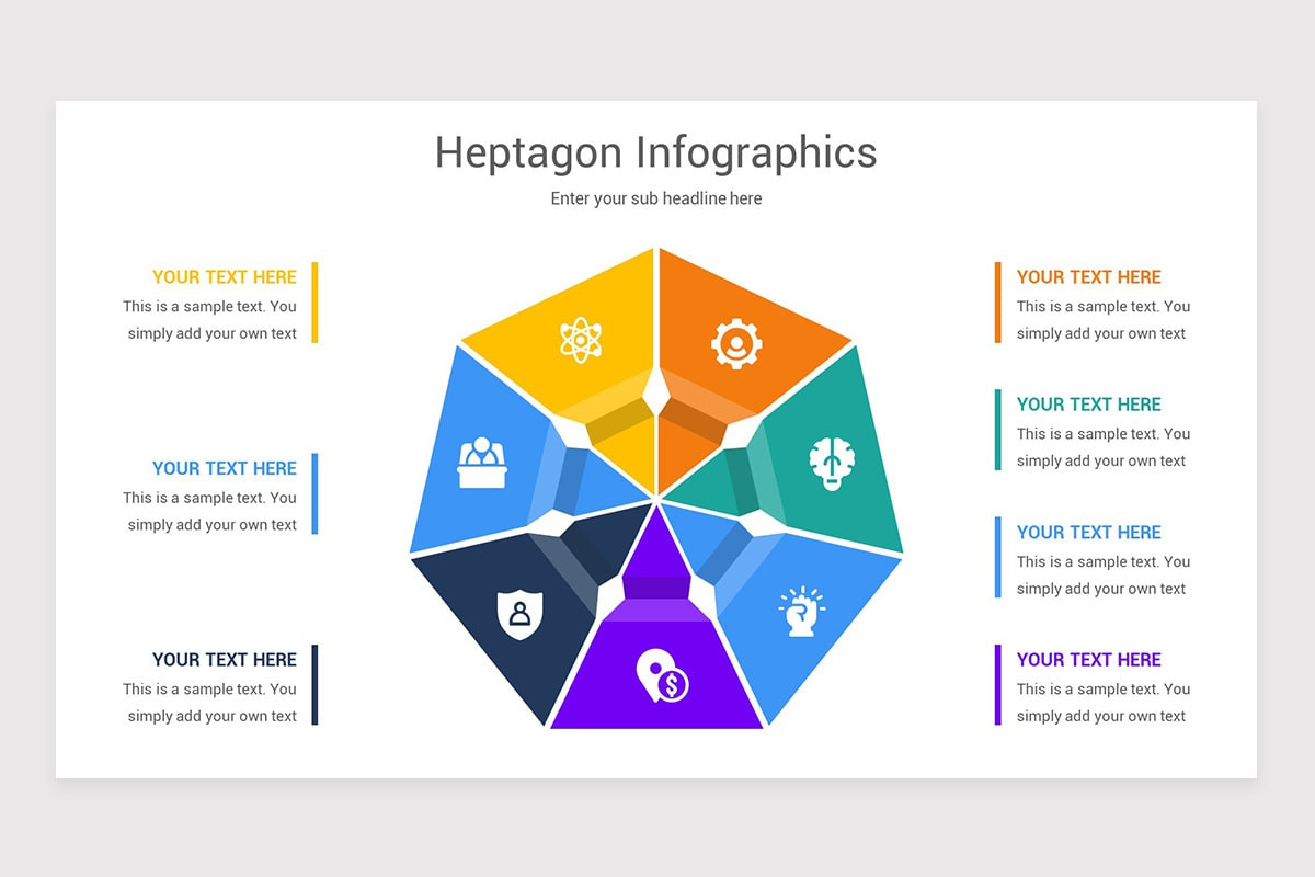 Heptagon Infographics Keynote Template