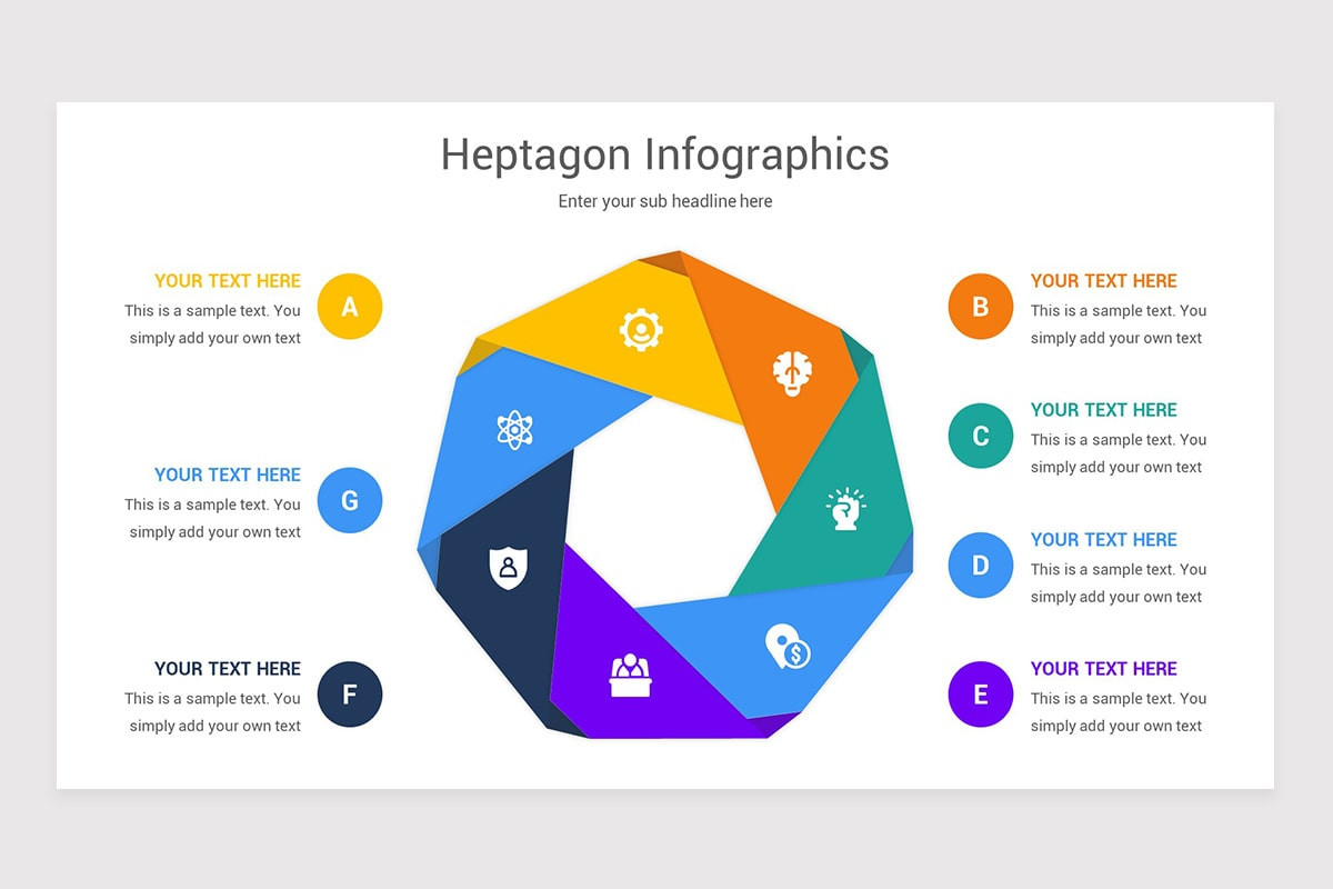 Heptagon Infographics Keynote Template
