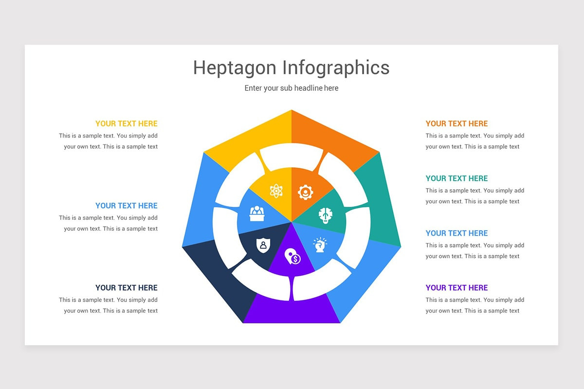Heptagon Infographics Keynote Template