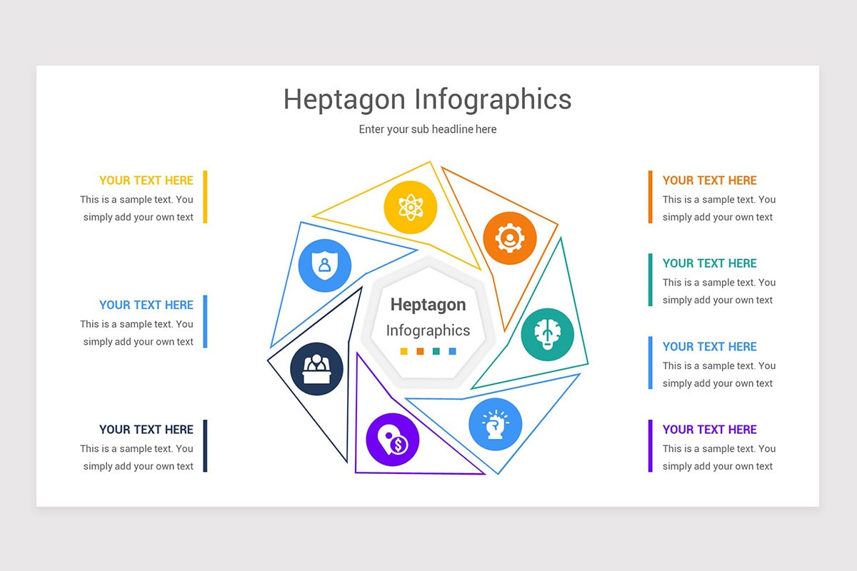 Heptagon Infographics Keynote Template