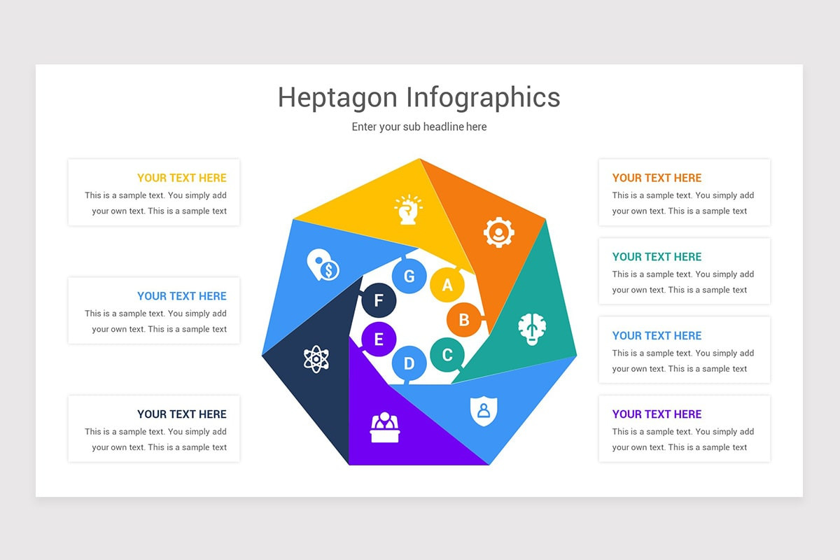 Heptagon Infographics Google Slides Template