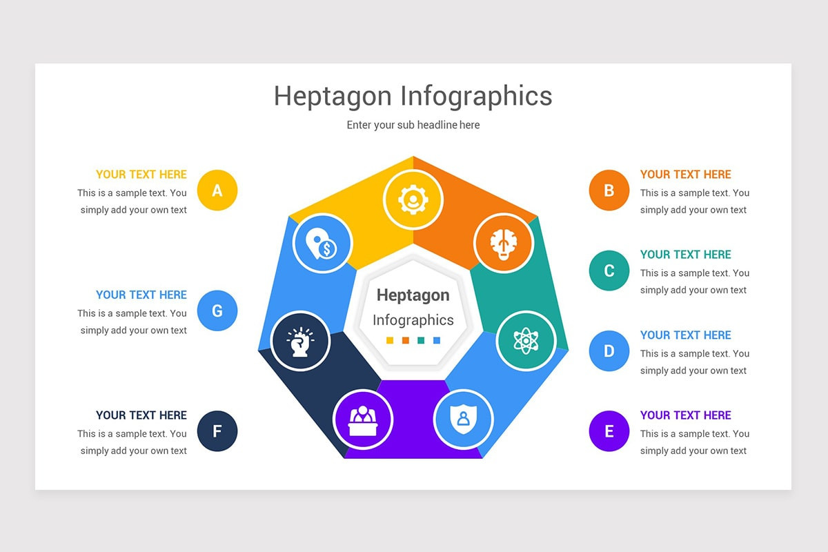 Heptagon Infographics Google Slides Template