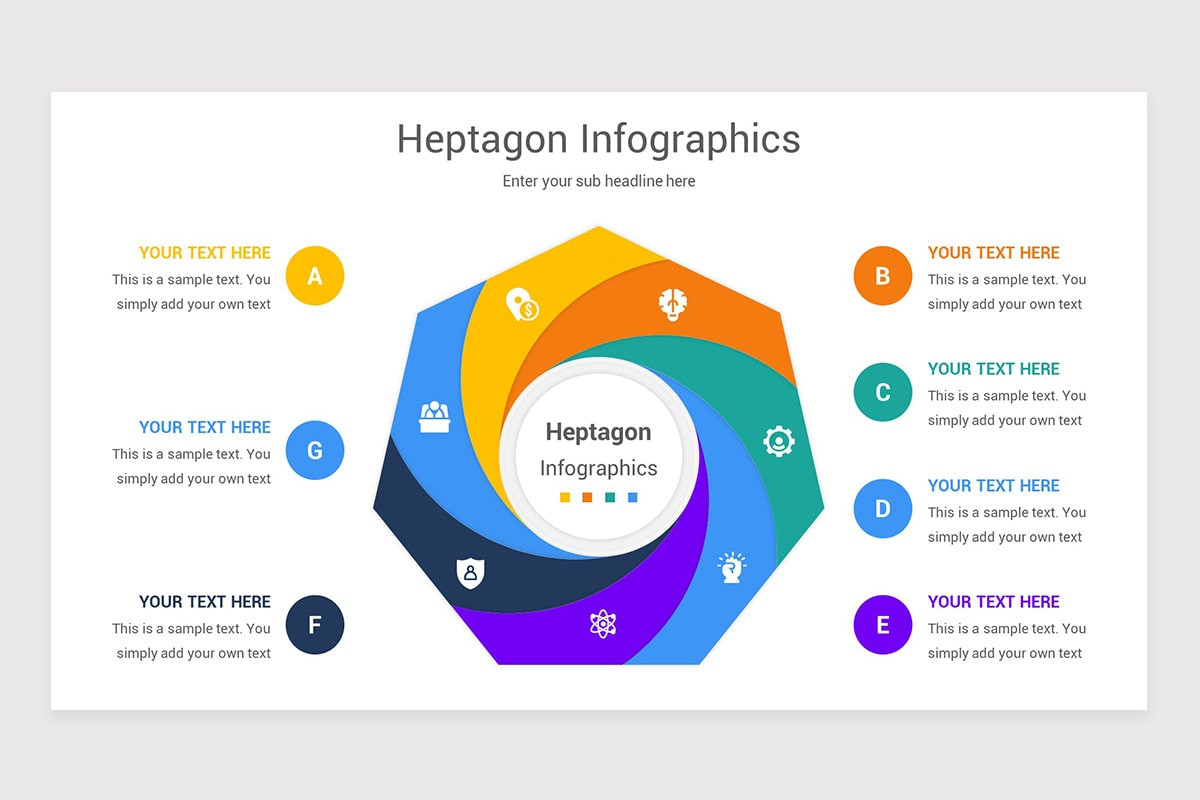 Heptagon Infographics Google Slides Template