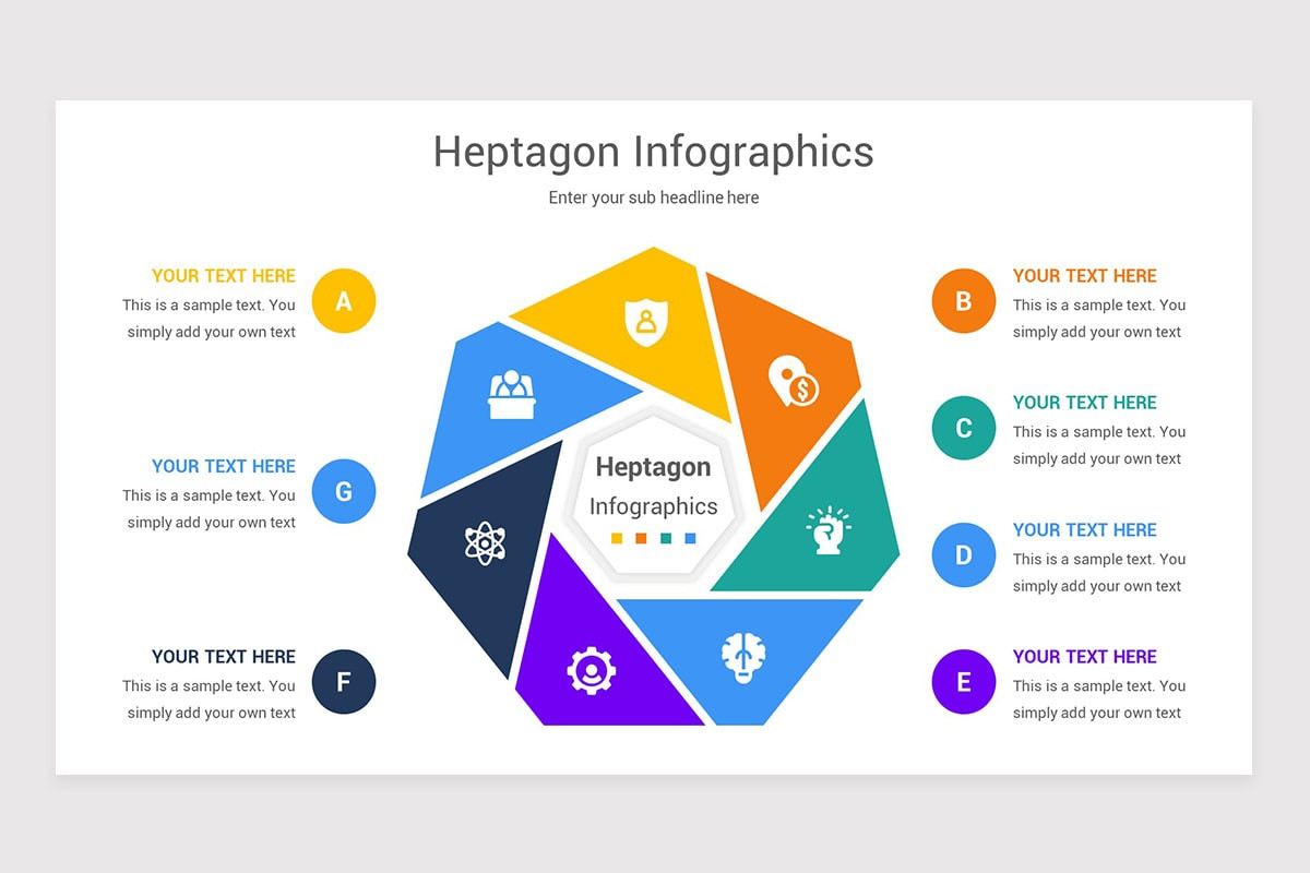 Heptagon Infographics Google Slides Template