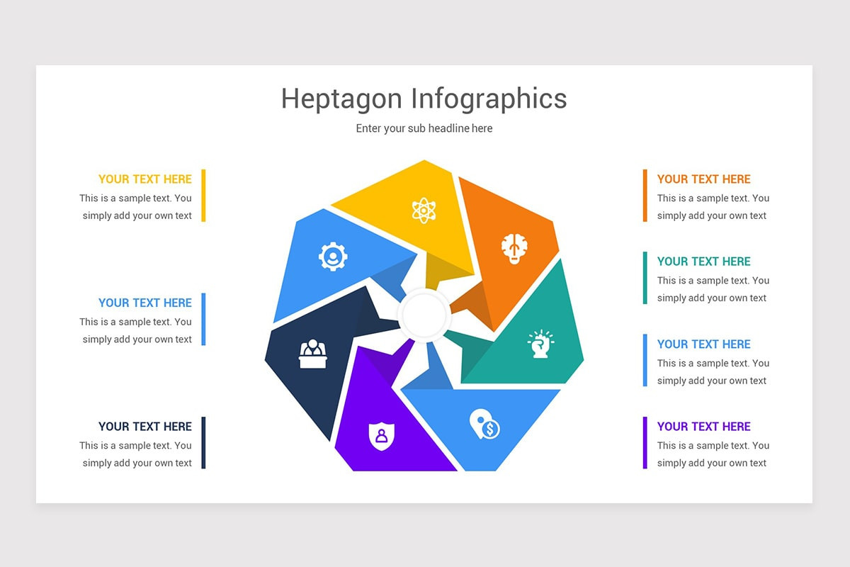 Heptagon Infographics Google Slides Template