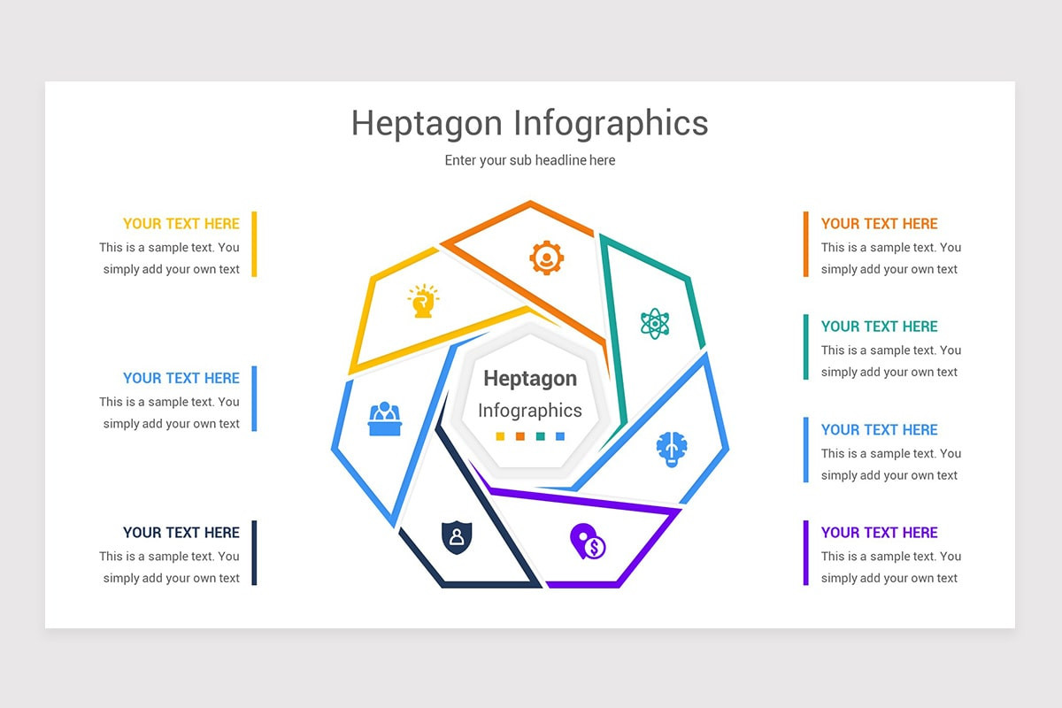 Heptagon Infographics Google Slides Template