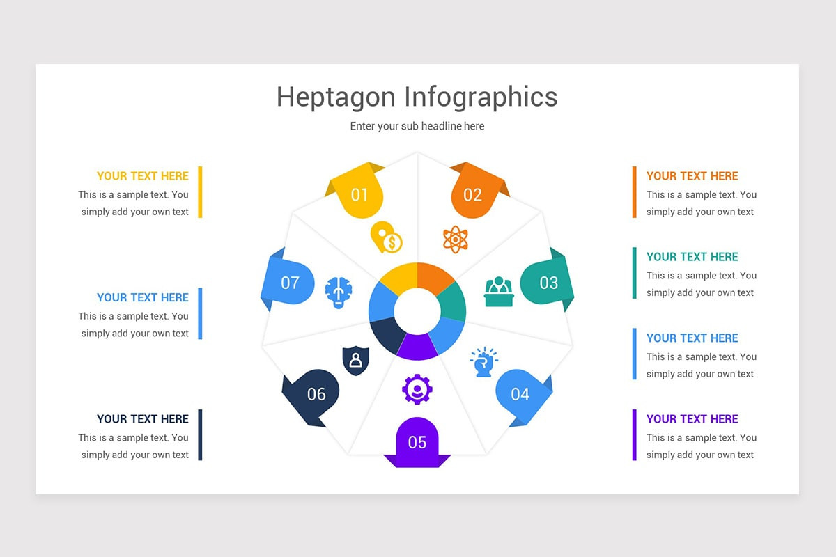 Heptagon Infographics Google Slides Template