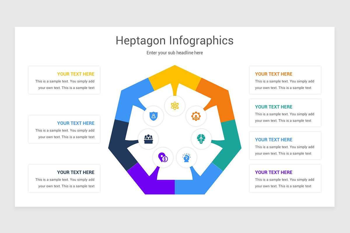 Heptagon Infographics Google Slides Template
