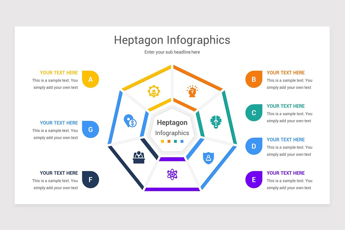 Heptagon Infographics Google Slides Template