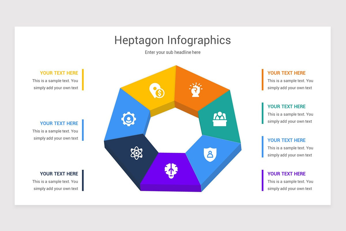 Heptagon Infographics Google Slides Template