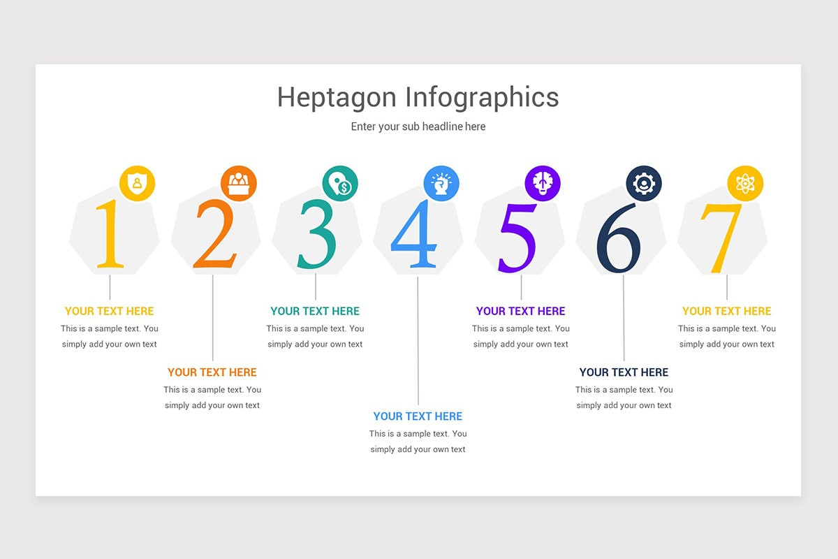 Heptagon Infographics Google Slides Template