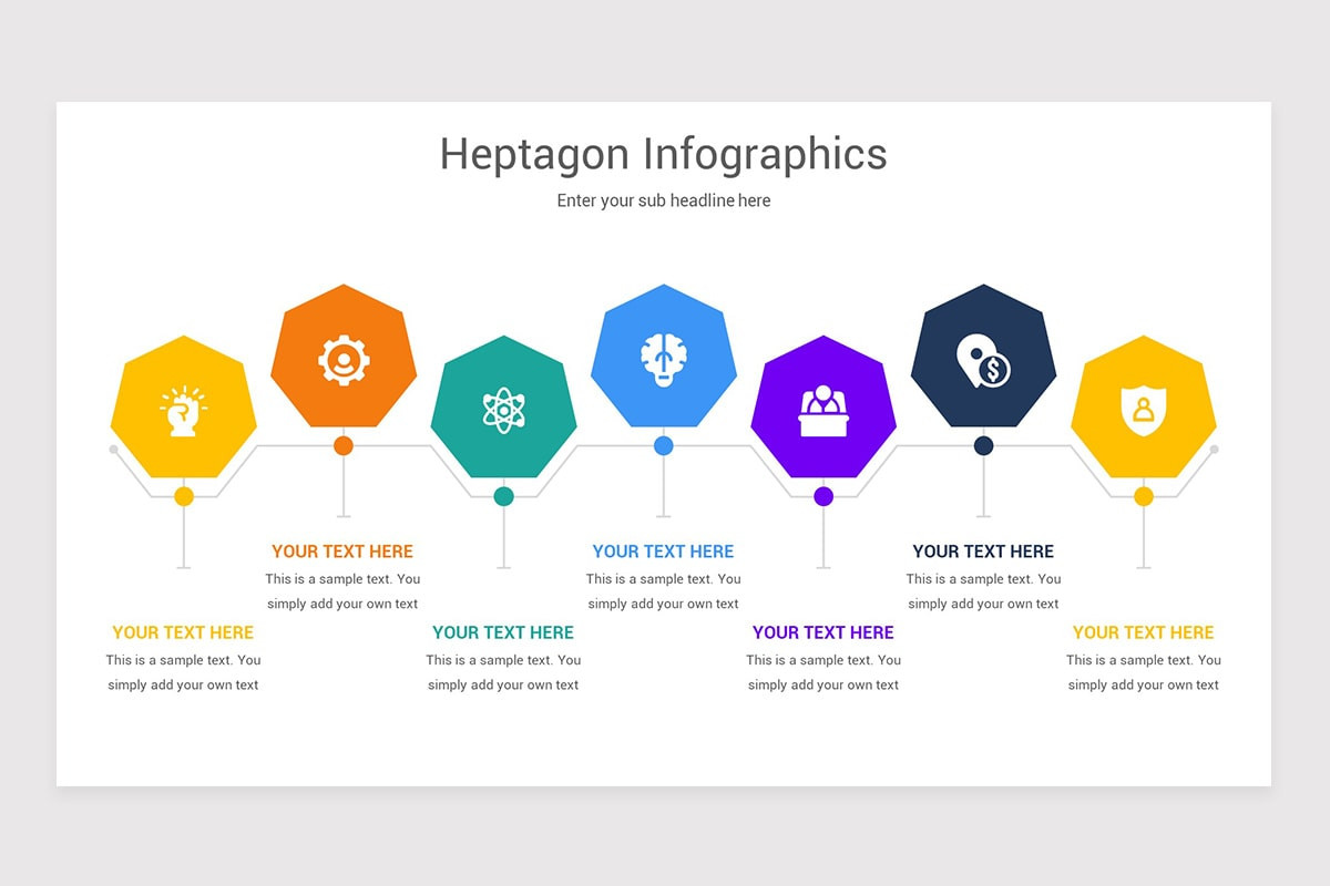 Heptagon Infographics Google Slides Template