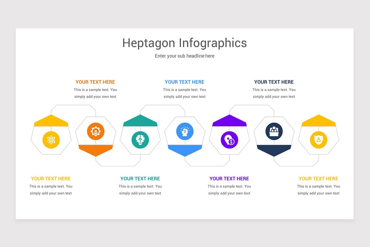 Heptagon Infographics Google Slides Template