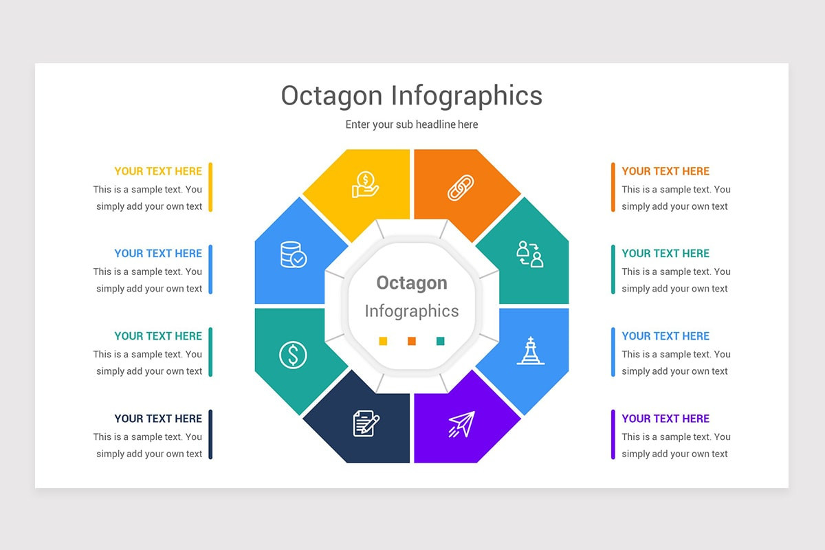 Octagon Infographics Google Slides Template