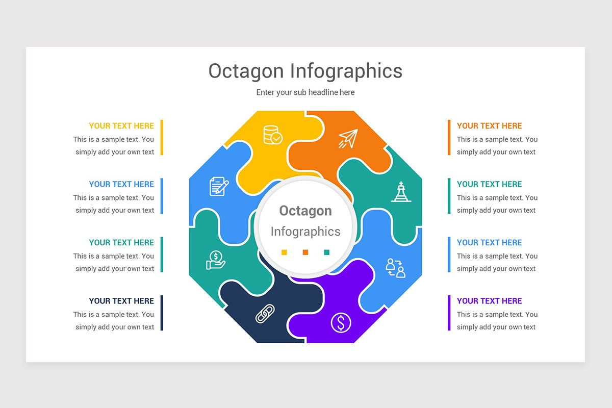 Octagon Infographics Google Slides Template