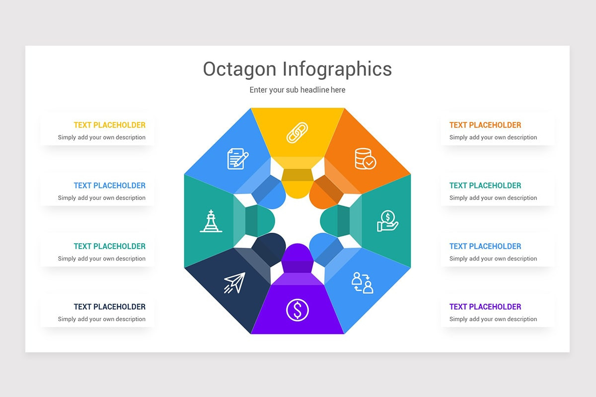 Octagon Infographics Keynote Template
