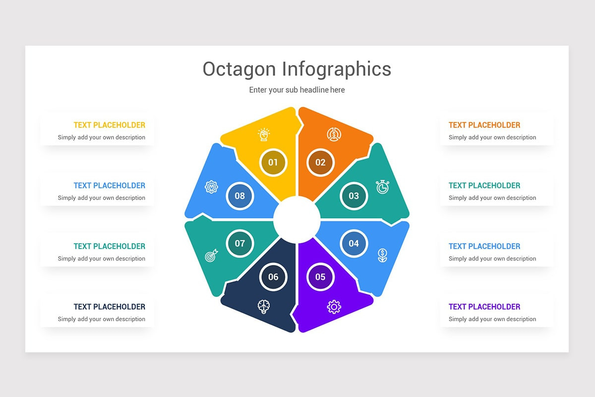 Octagon Infographics Keynote Template