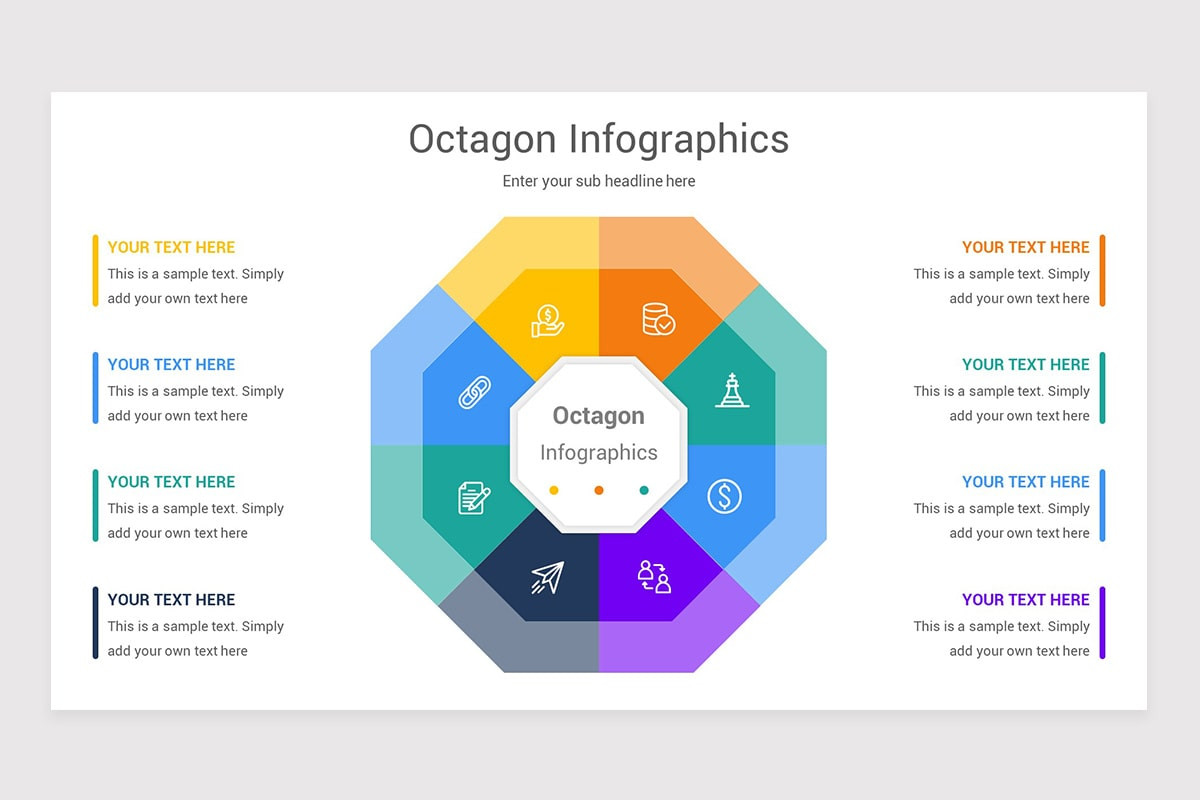 Octagon Infographics Keynote Template