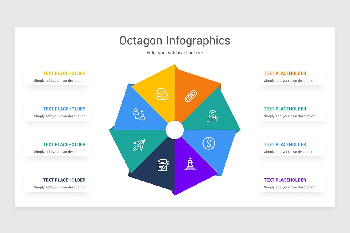 Octagon Infographics Keynote Template