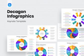 Decagon Infographics Keynote Template