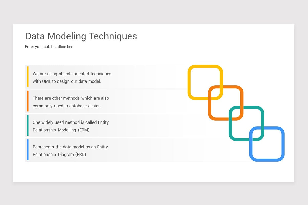 Data Modeling PowerPoint Template Models | Nulivo Market