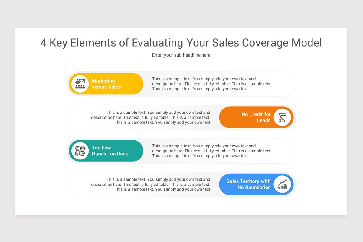 Sales Coverage PowerPoint Template Models | Nulivo Market