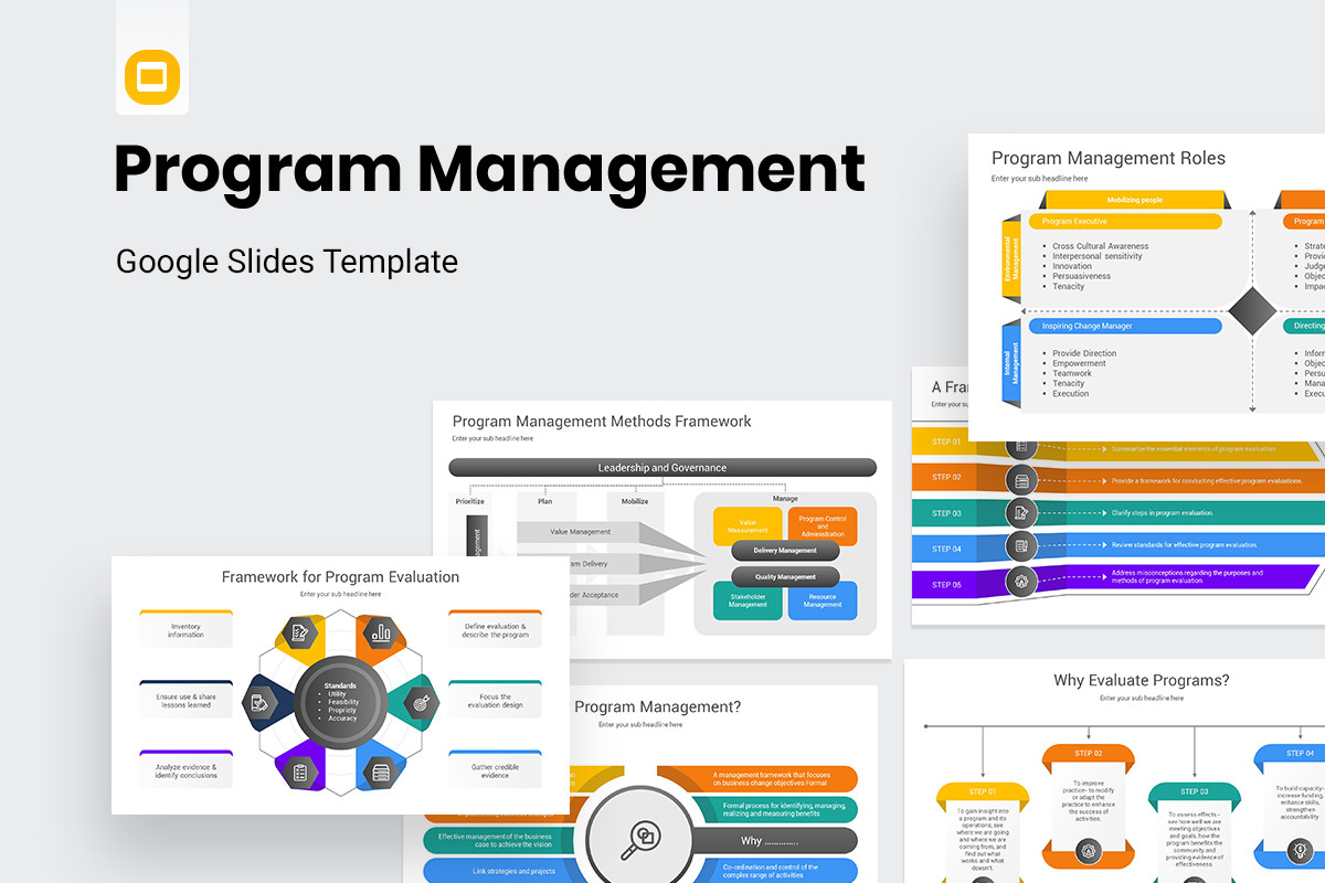 Program Management Google Slides Template | Nulivo Market