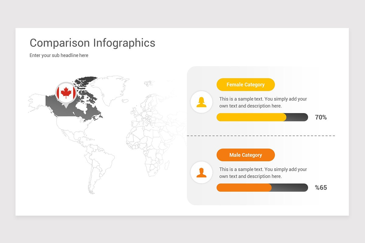 Sample Process Comparison Vector Process Comparison Keynote Template | Nulivo Market
