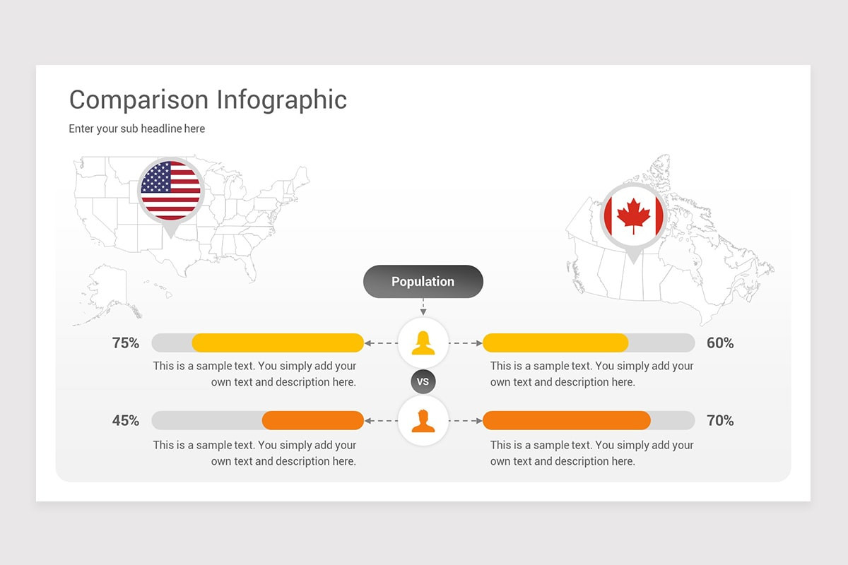 Sample Process Comparison Vector Process Comparison Keynote Template | Nulivo Market