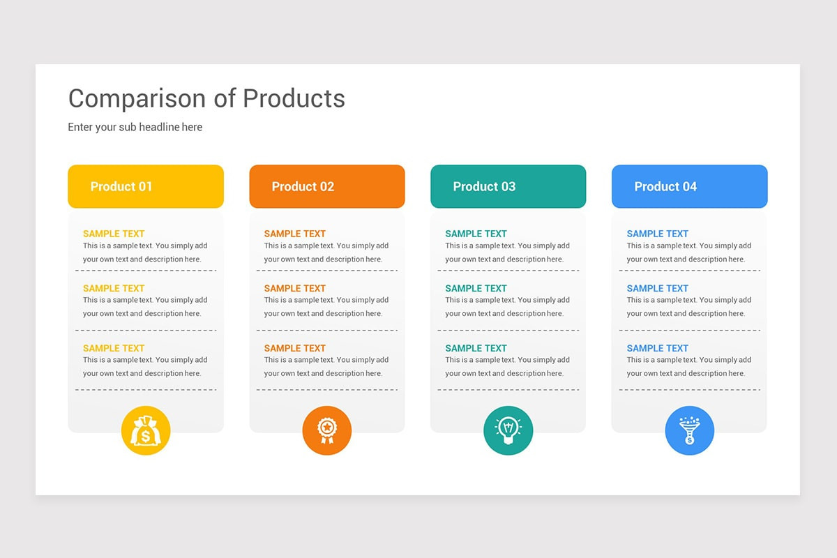 Product Comparison Google Slides Template | Nulivo Market