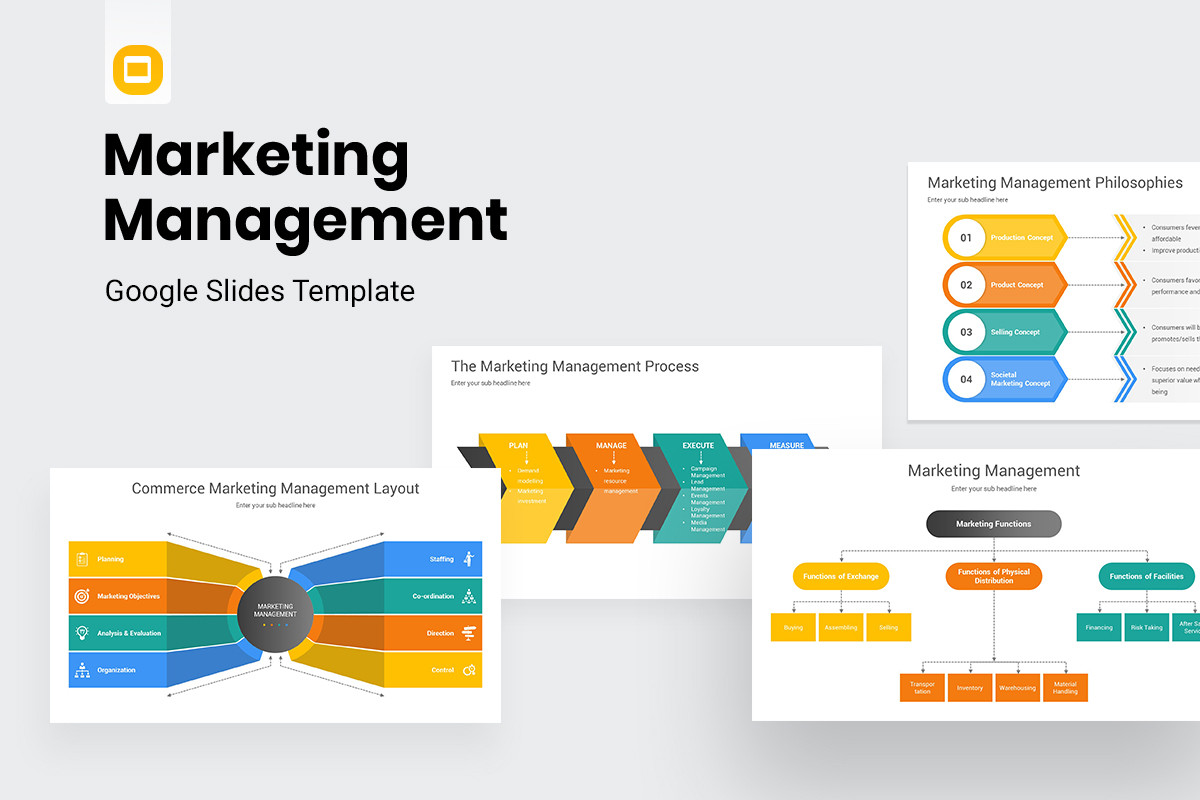 Marketing Management Models Google Slides Template | Nulivo Market
