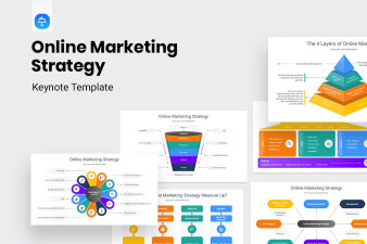 Online Marketing Strategy Keynote Template