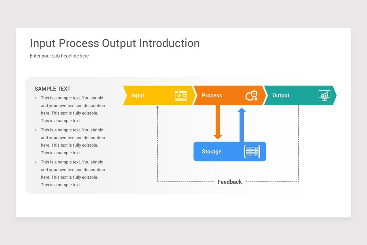 Input Process Output Google Slides Template Diagrams | Nulivo Market
