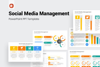 Social Media Management PowerPoint Template