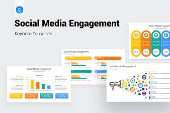 Social Media Engagement Keynote Template
